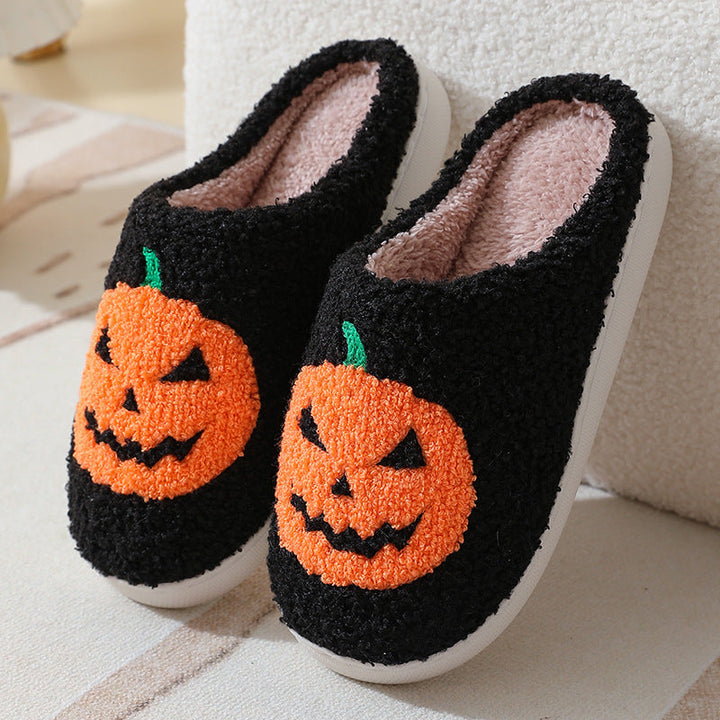 Halloween Pumpkin Cartoon Slippers for Women-Vyana Collective