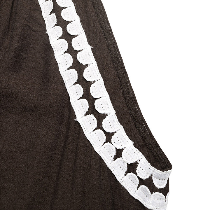 Resort Breeze Flared Halter Maxi Dress-Vyana Collective
