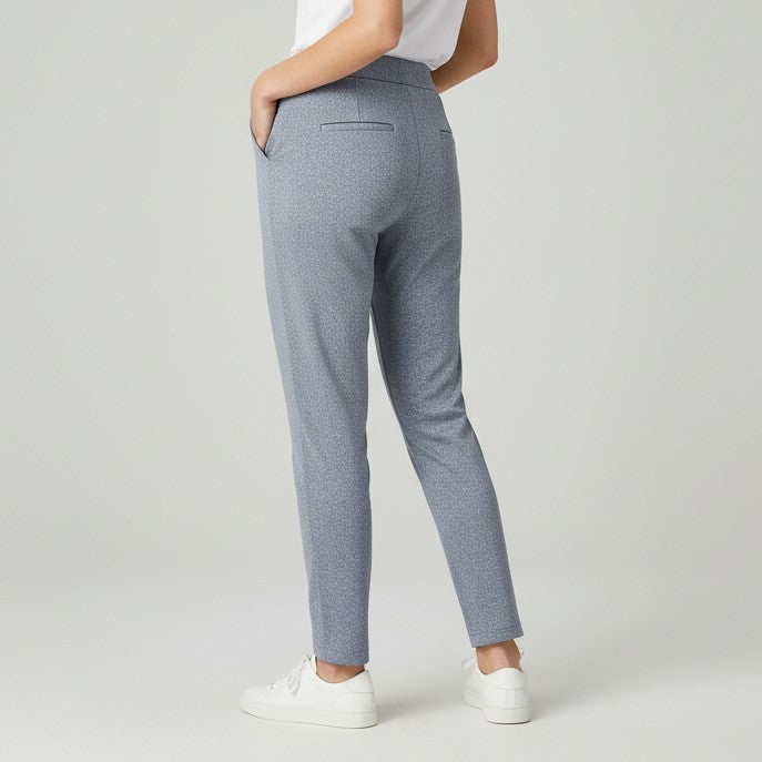 Spring Leisure High-Waisted Straight-Leg Pants-Vyana Collective