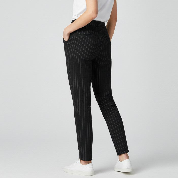 Spring Leisure High-Waisted Straight-Leg Pants-Vyana Collective
