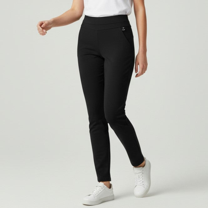 Spring Leisure High-Waisted Straight-Leg Pants-Vyana Collective