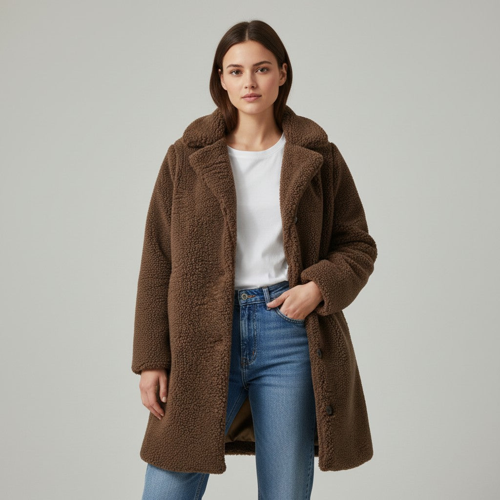 Stylish Soft Winter Coat-Vyana Collective