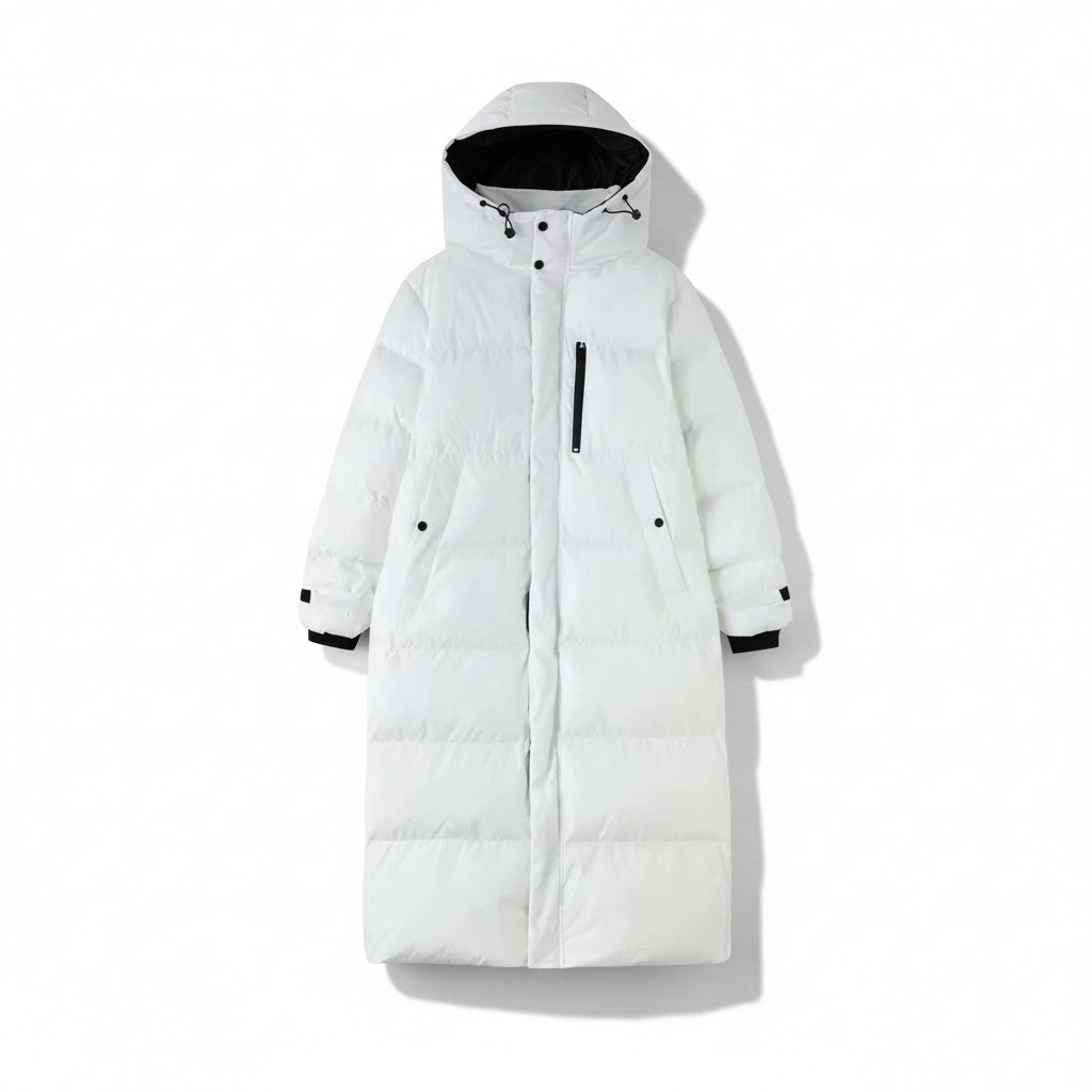 Super Comfortable Long Down Jacket for Winter-Vyana Collective