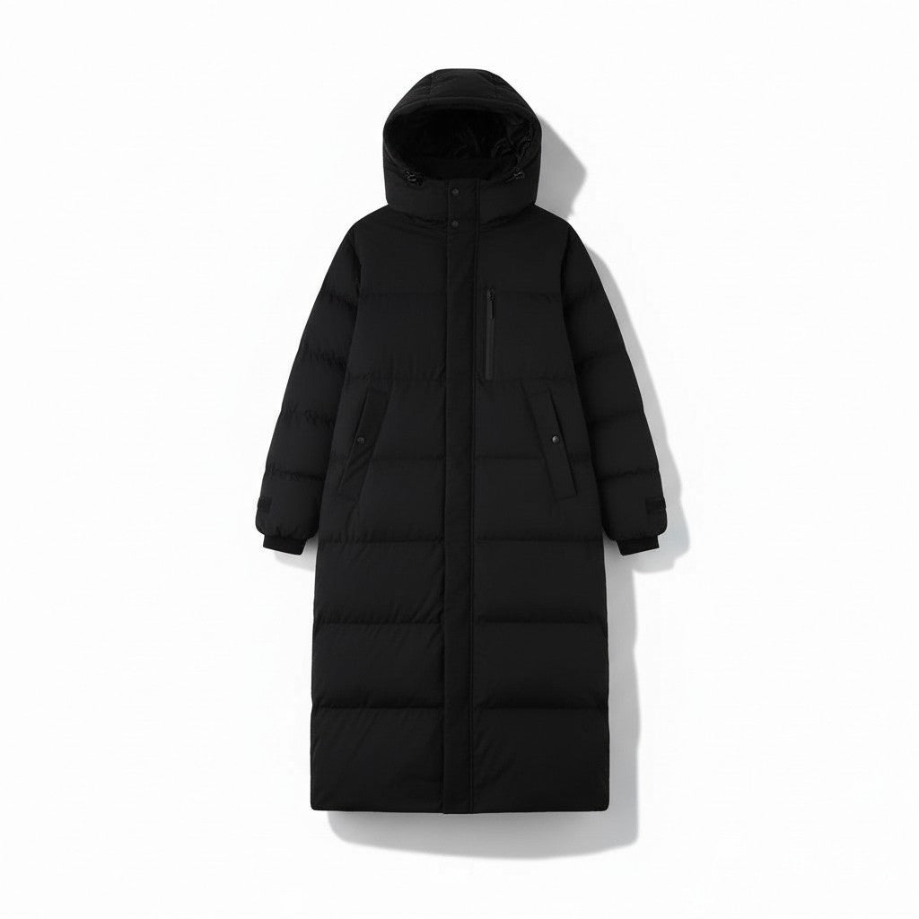 Super Comfortable Long Down Jacket for Winter-Vyana Collective