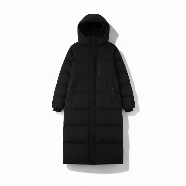 Super Comfortable Long Down Jacket for Winter-Vyana Collective