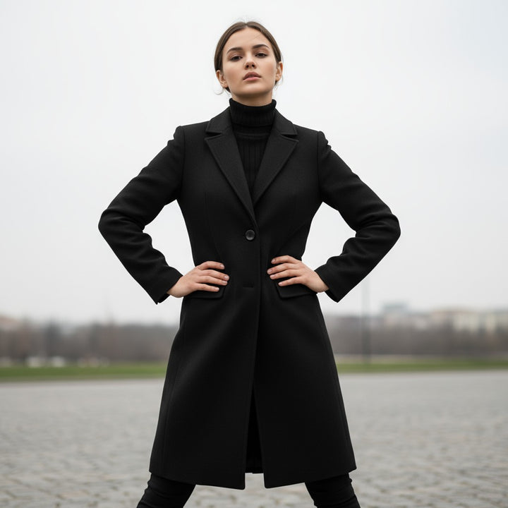 Temperament Commute Long Sleeve Jacket-Vyana Collective