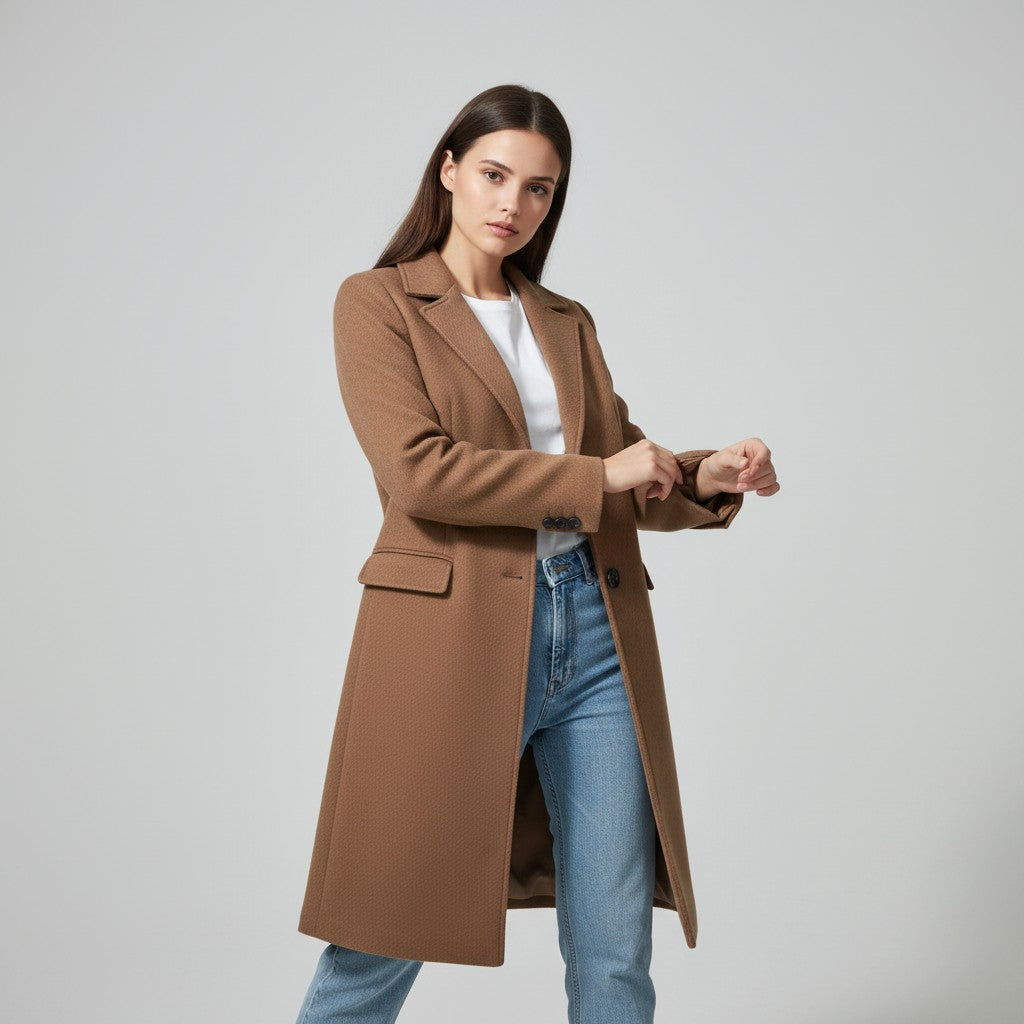 Temperament Commute Long Sleeve Jacket-Vyana Collective