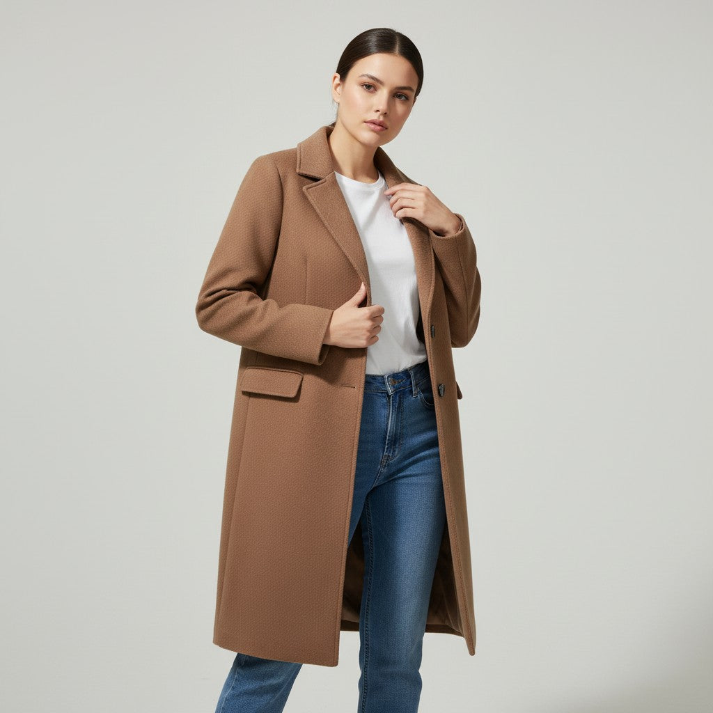 Temperament Commute Long Sleeve Jacket-Vyana Collective