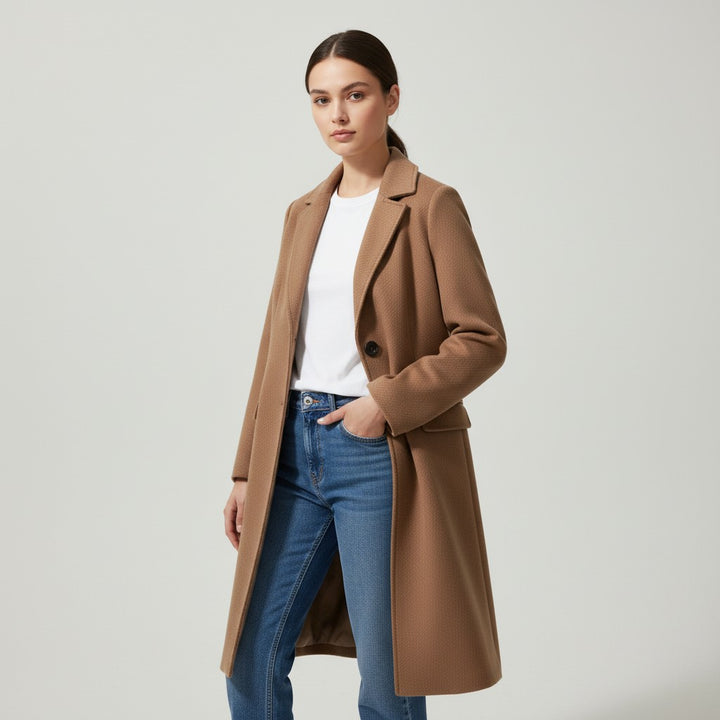 Temperament Commute Long Sleeve Jacket-Vyana Collective