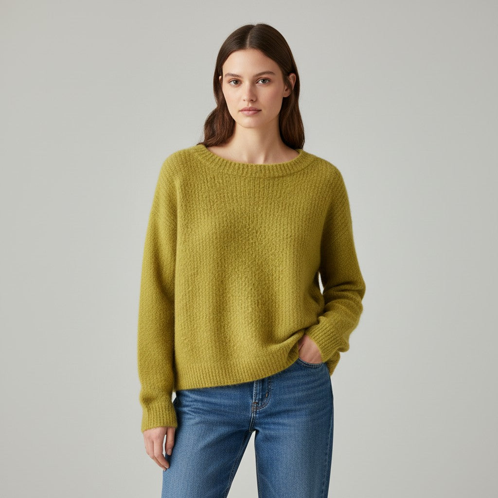 Timeless Merino Wool Sweater-Vyana Collective