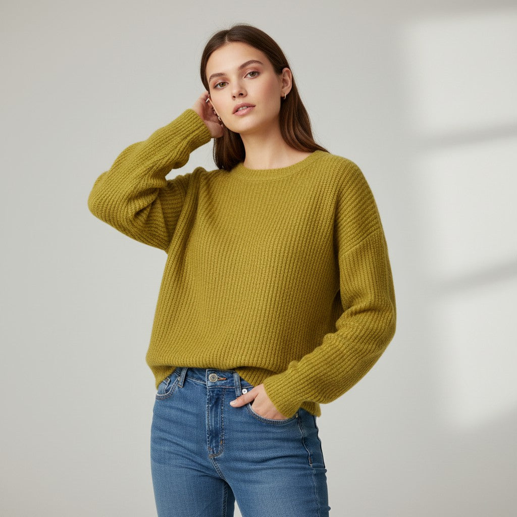 Timeless Merino Wool Sweater-Vyana Collective