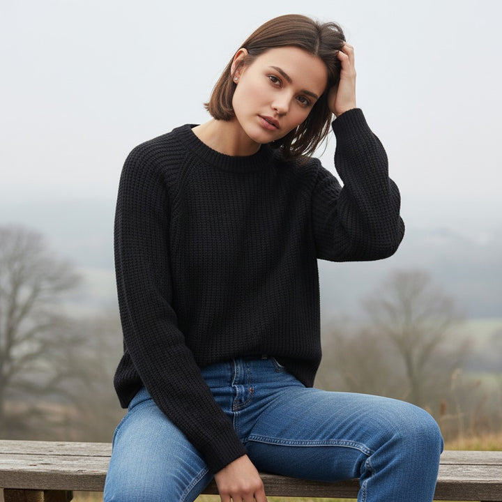 Timeless Merino Wool Sweater-Vyana Collective