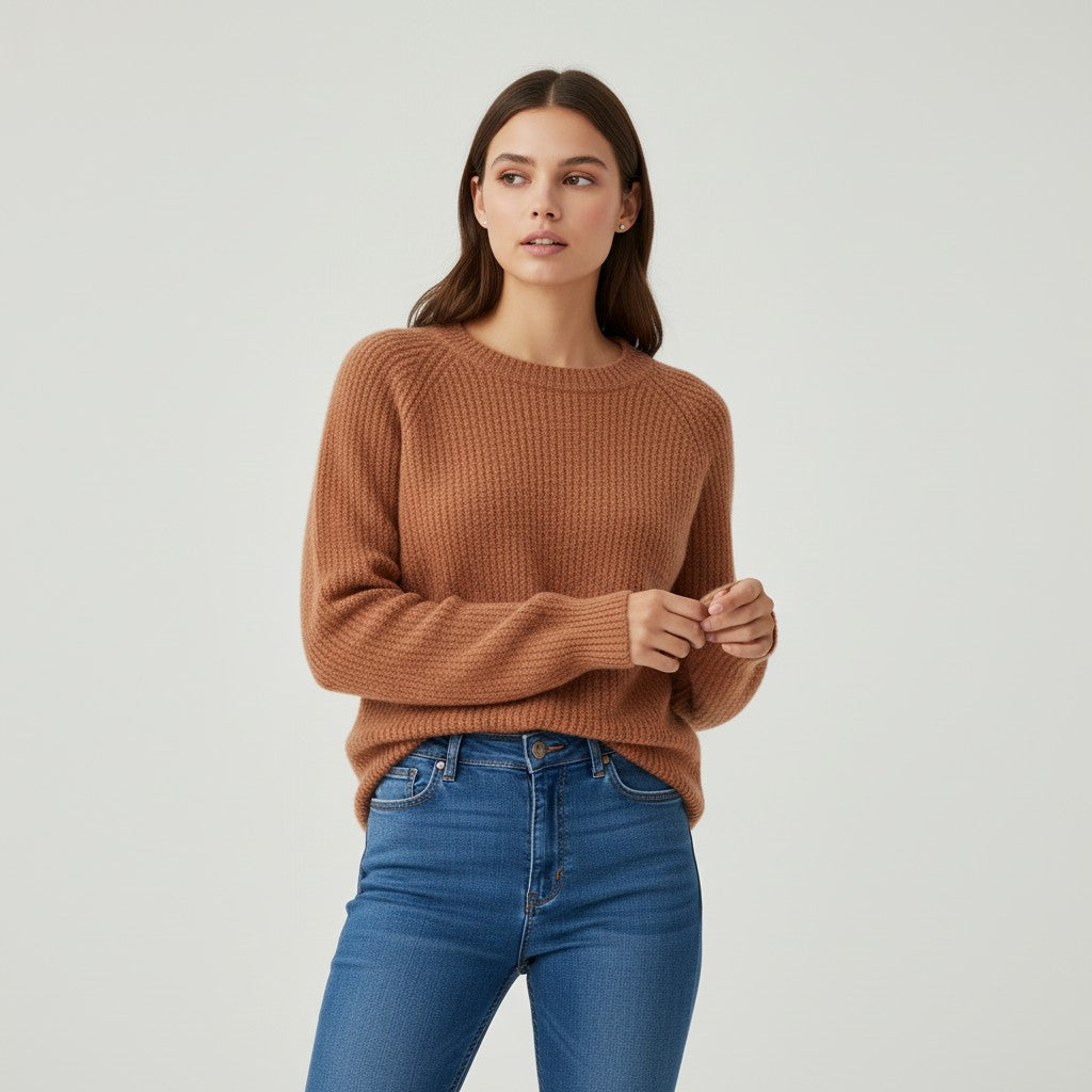 Timeless Merino Wool Sweater-Vyana Collective