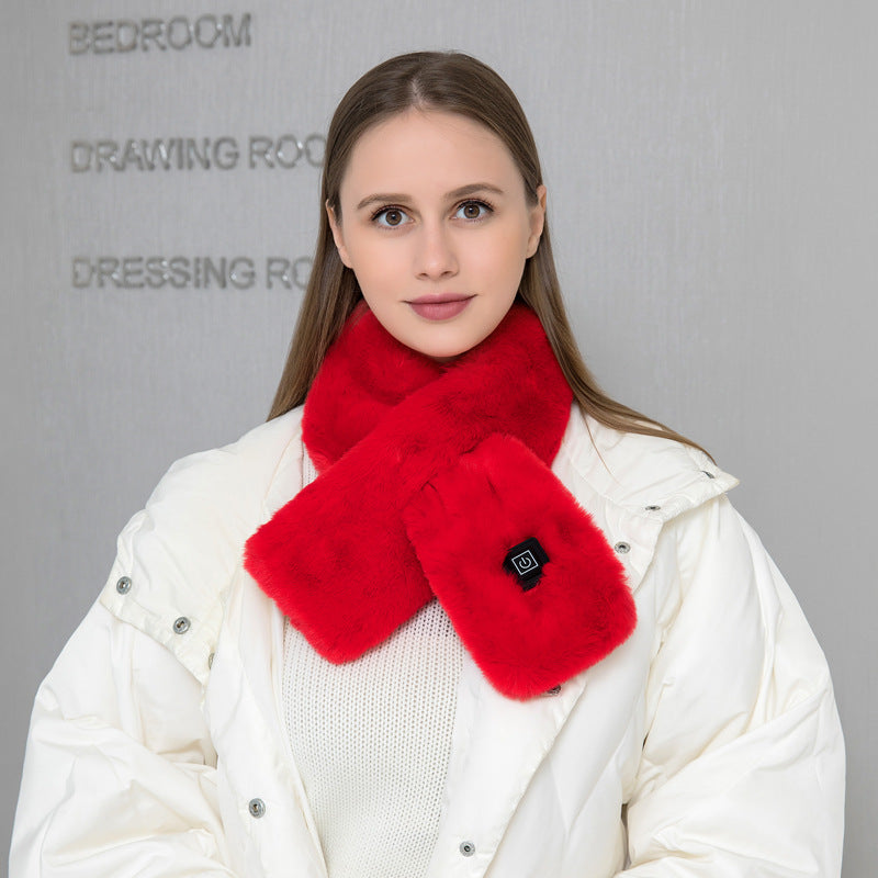 USB Electric Heated Neck Wrap Scarf for Women-Vyana Collective