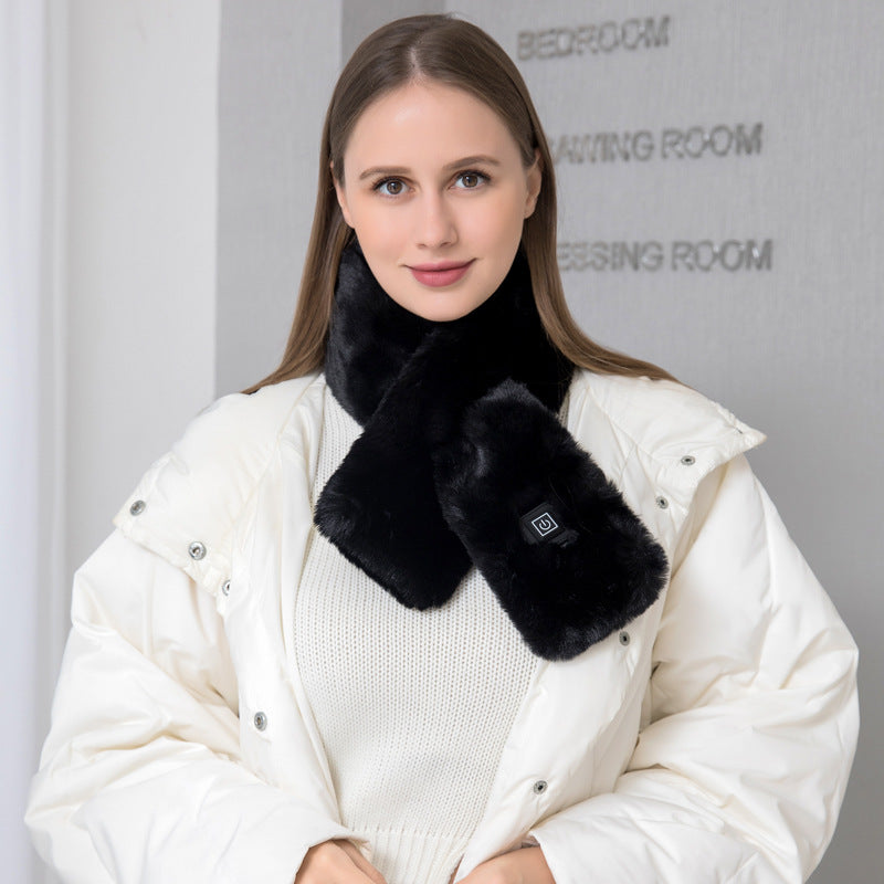 USB Electric Heated Neck Wrap Scarf for Women-Vyana Collective