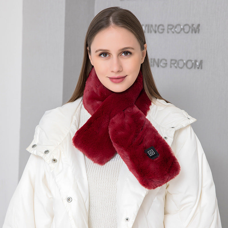USB Electric Heated Neck Wrap Scarf for Women-Vyana Collective