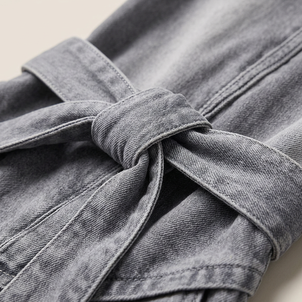 Urban Edge Denim Jacket & High-Waist Jeans Set-Vyana Collective