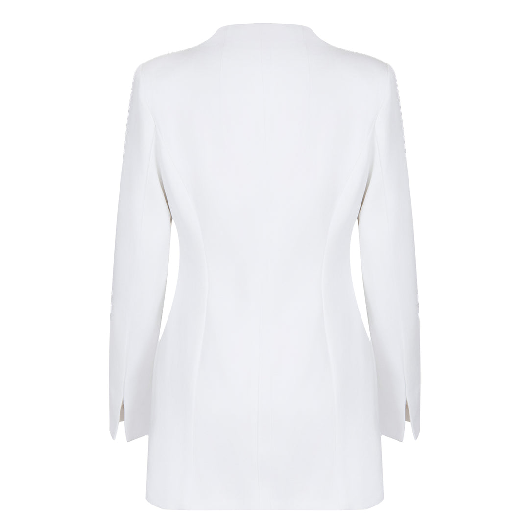 White Lapel Blazers-Vyana Collective