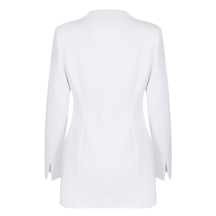 White Lapel Blazers-Vyana Collective