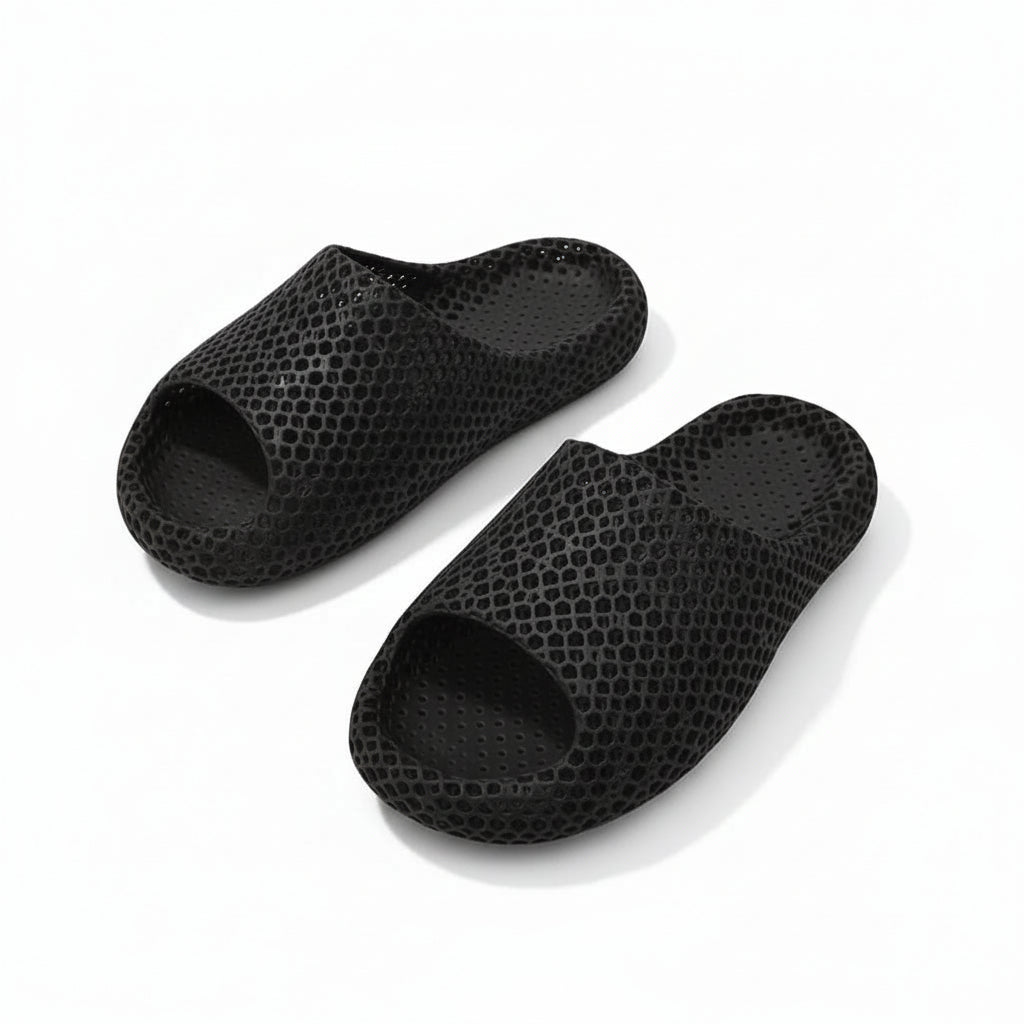 Women’s 3D Printed Slip-On Slippers-Vyana Collective