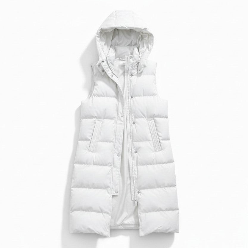 Women’s Autumn Sleeveless Hooded Jacket-Vyana Collective