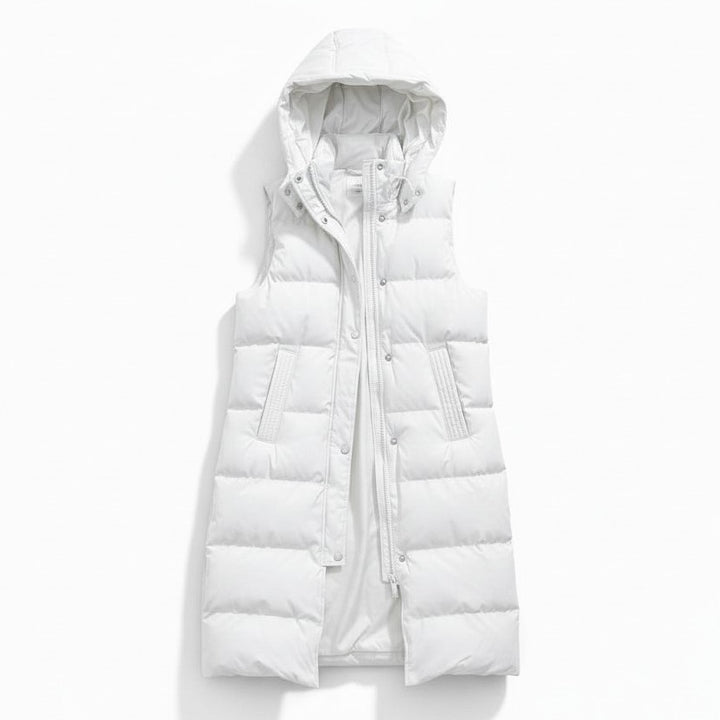 Women’s Autumn Sleeveless Hooded Jacket-Vyana Collective