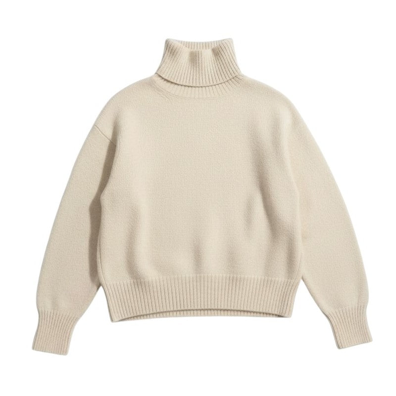 Women’s Cashmere Turtleneck Sweater-Vyana Collective