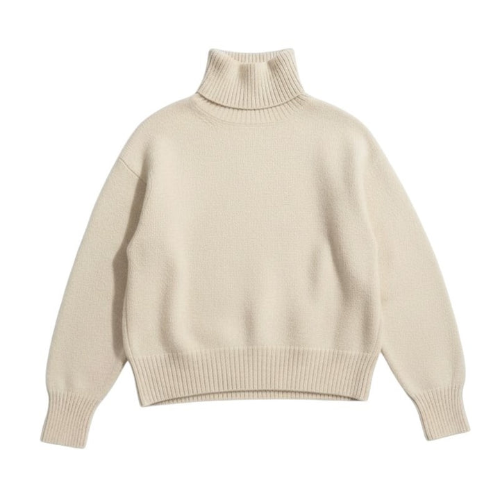 Women’s Cashmere Turtleneck Sweater-Vyana Collective