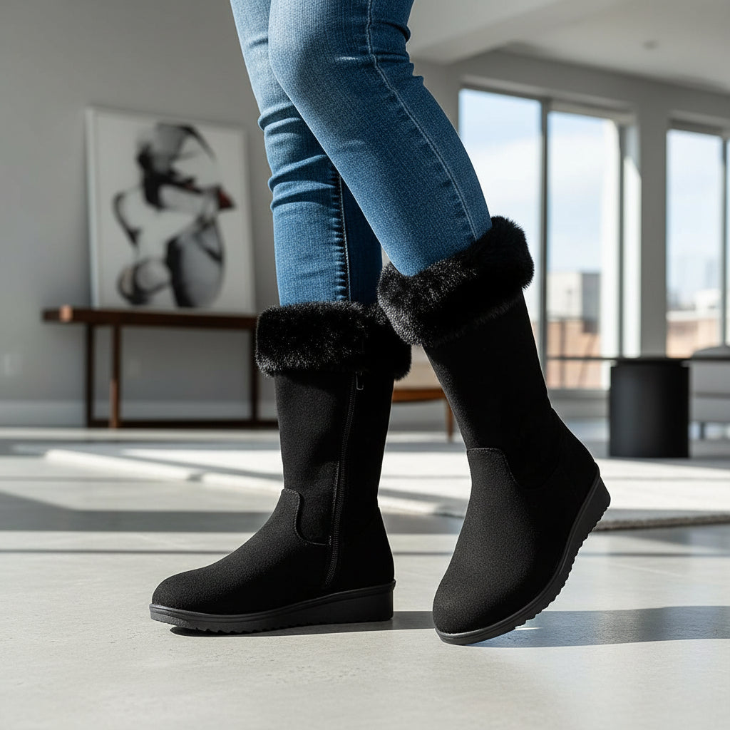 Women’s Casual Long Winter Boots-Vyana Collective