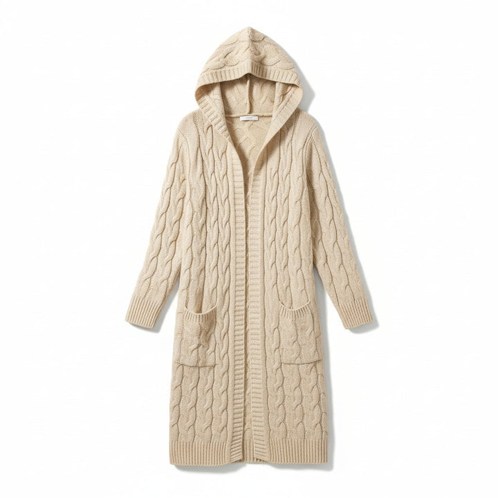 Women’s Casual Open-Front Cardigan Sweater with Pockets-Vyana Collective