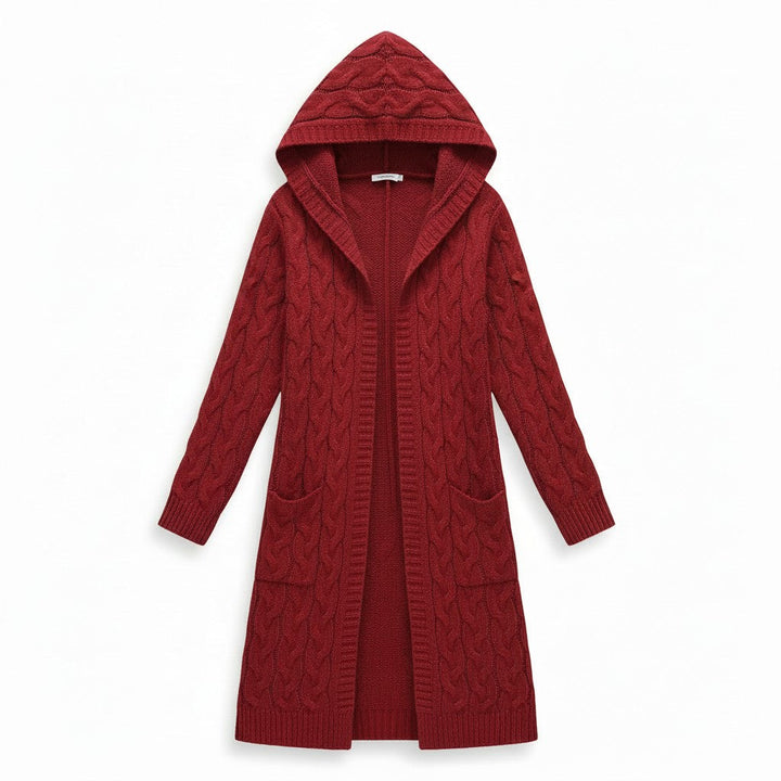 Women’s Casual Open-Front Cardigan Sweater with Pockets-Vyana Collective