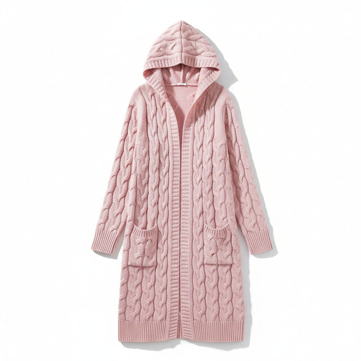 Women’s Casual Open-Front Cardigan Sweater with Pockets-Vyana Collective