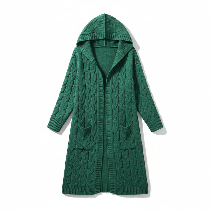 Women’s Casual Open-Front Cardigan Sweater with Pockets-Vyana Collective