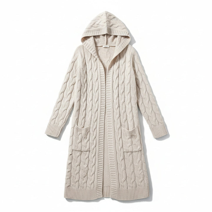 Women’s Casual Open-Front Cardigan Sweater with Pockets-Vyana Collective