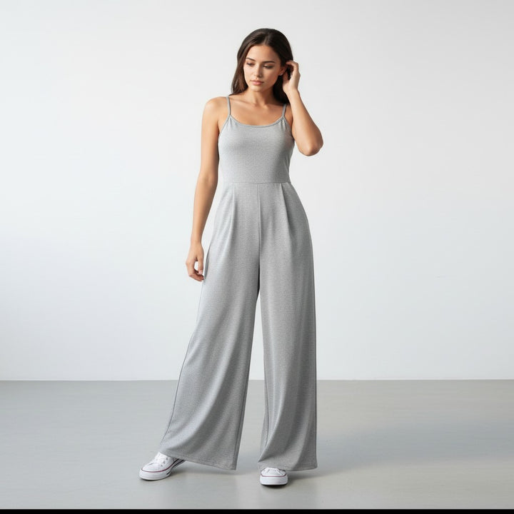 Women's Casual Sleeveless Jumpsuit with Relaxed Fit-Vyana Collective