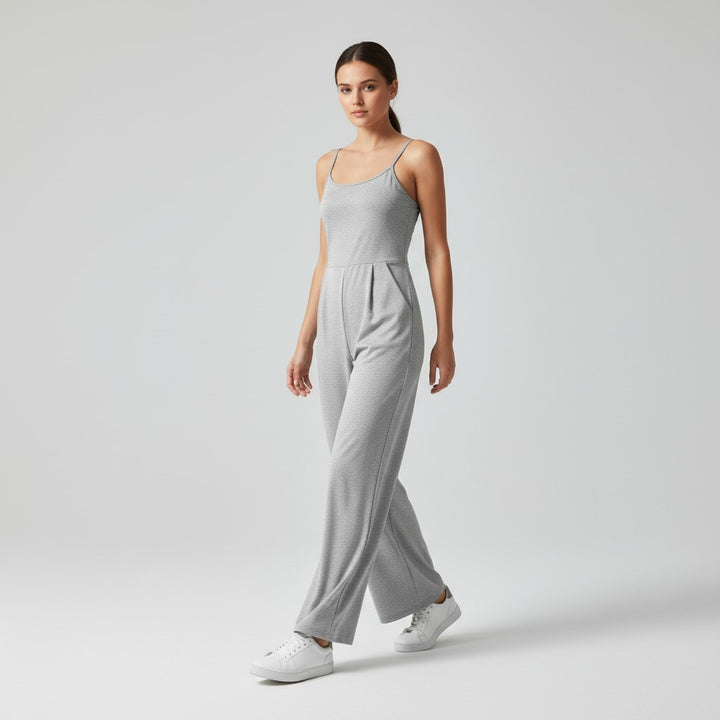 Women's Casual Sleeveless Jumpsuit with Relaxed Fit-Vyana Collective