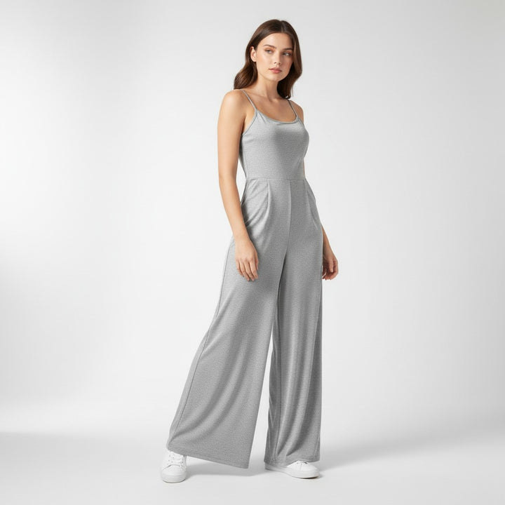 Women's Casual Sleeveless Jumpsuit with Relaxed Fit-Vyana Collective