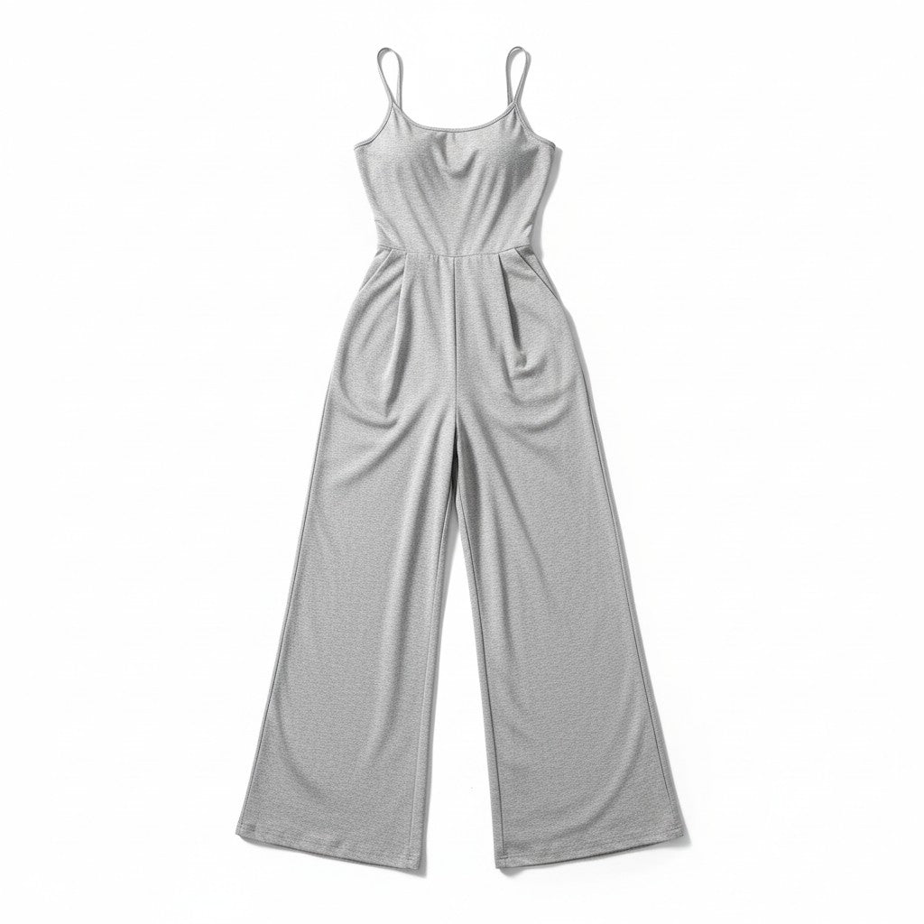 Women's Casual Sleeveless Jumpsuit with Relaxed Fit-Vyana Collective