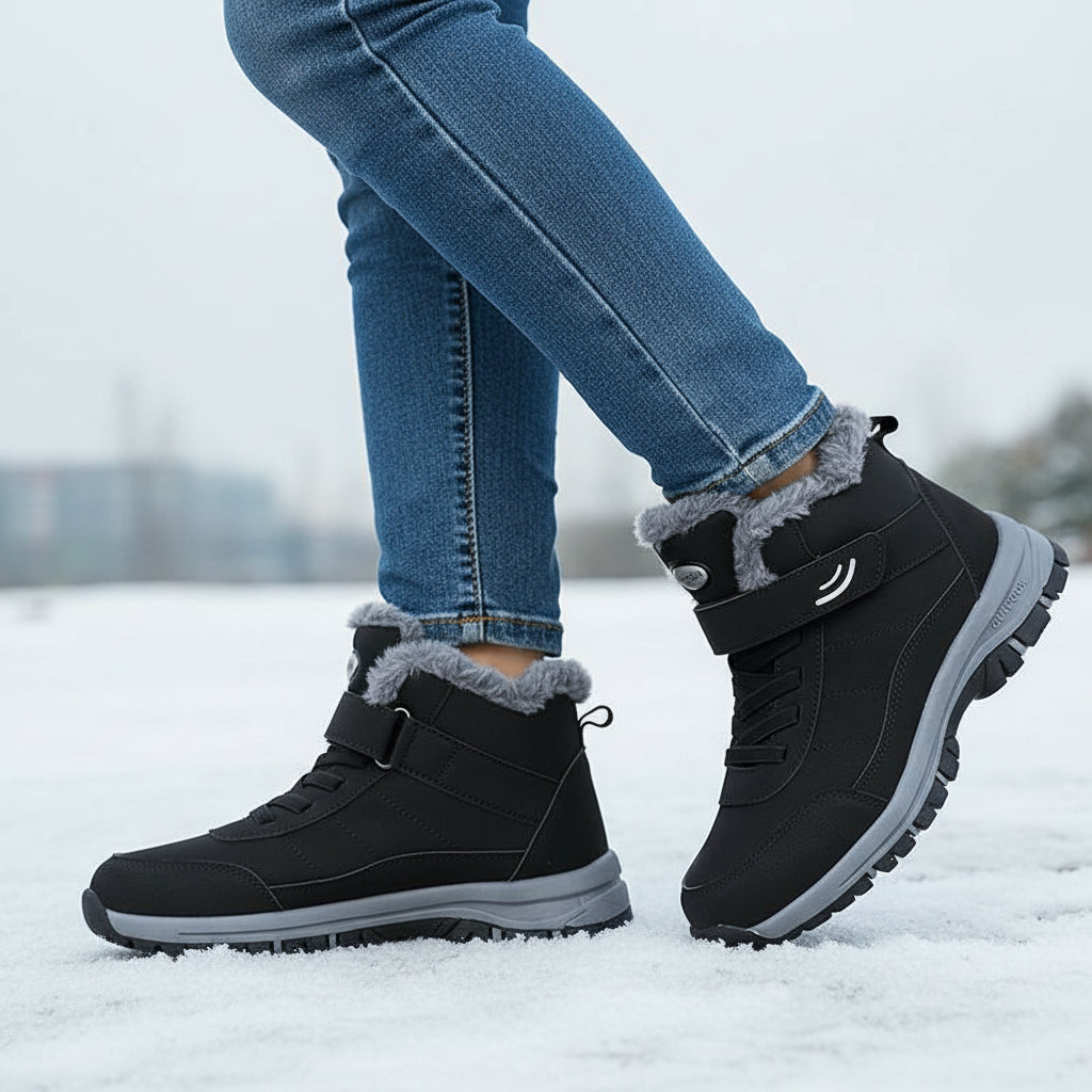 Women’s Cozy Faux Fur Lined Snow Boots-Vyana Collective