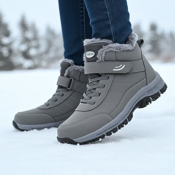Women’s Cozy Faux Fur Lined Snow Boots-Vyana Collective