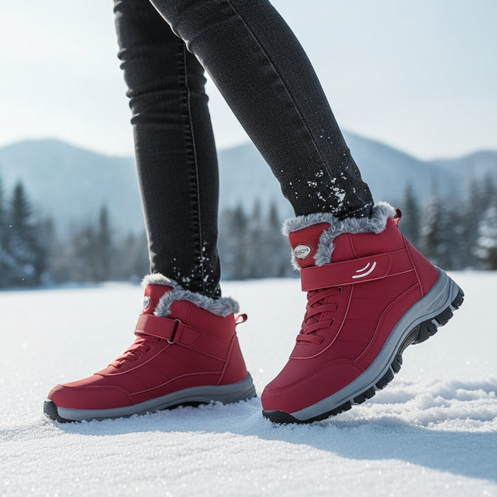 Women’s Cozy Faux Fur Lined Snow Boots-Vyana Collective