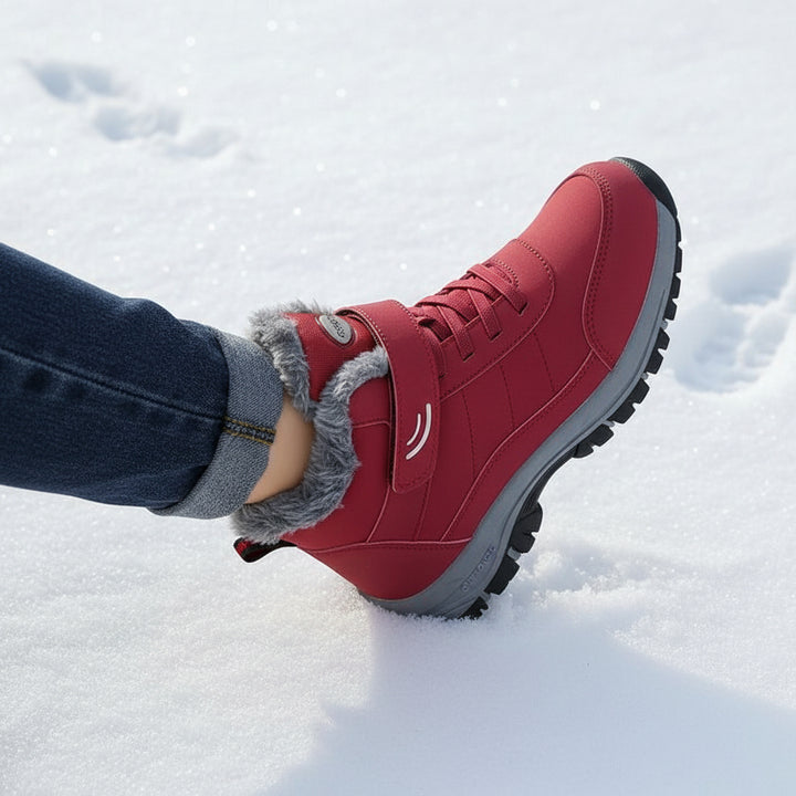 Women’s Cozy Faux Fur Lined Snow Boots-Vyana Collective