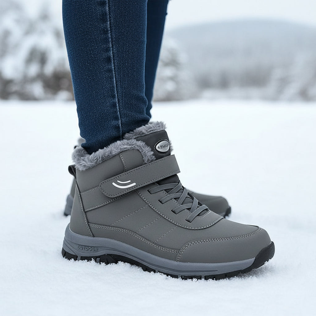 Women’s Cozy Faux Fur Lined Snow Boots-Vyana Collective