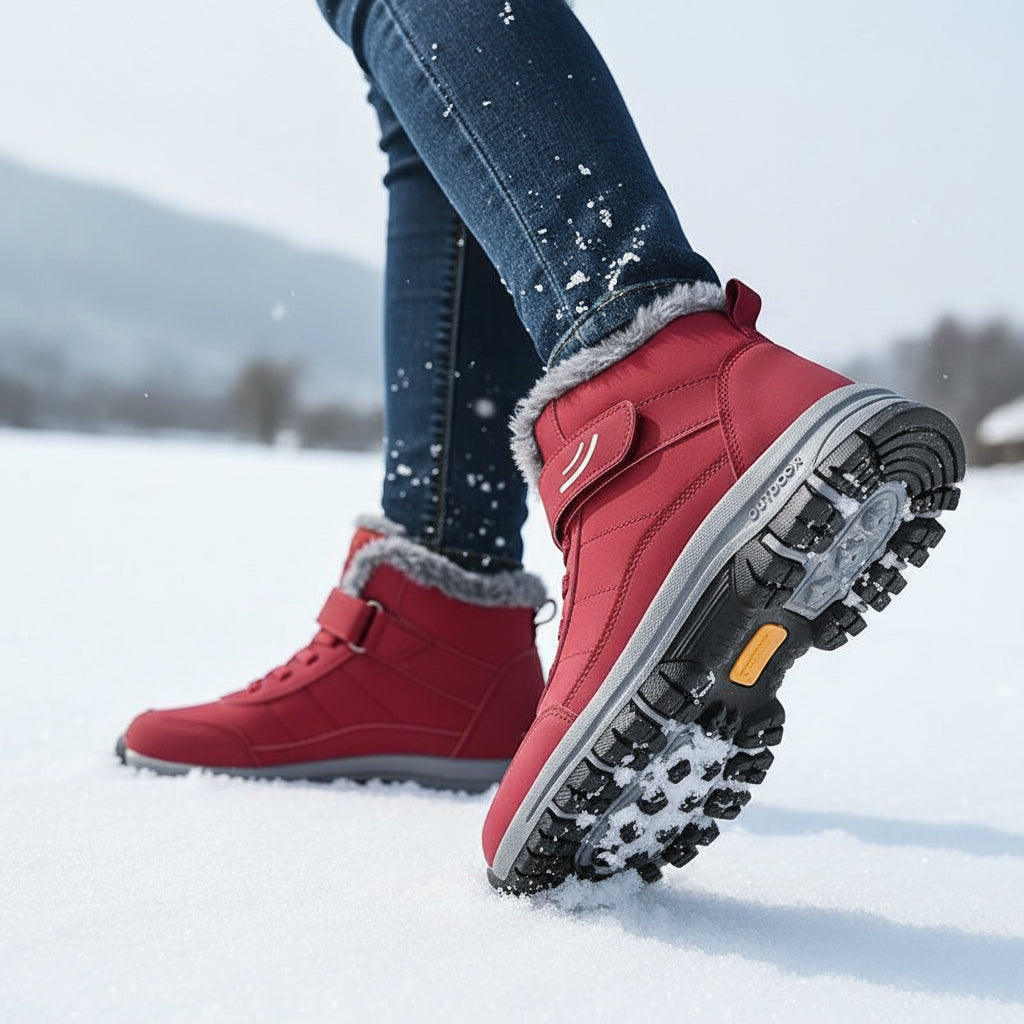 Women’s Cozy Faux Fur Lined Snow Boots-Vyana Collective
