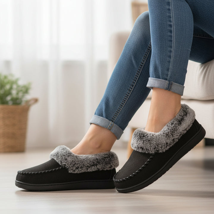 Women’s Cozy Non-Slip Slippers-Vyana Collective