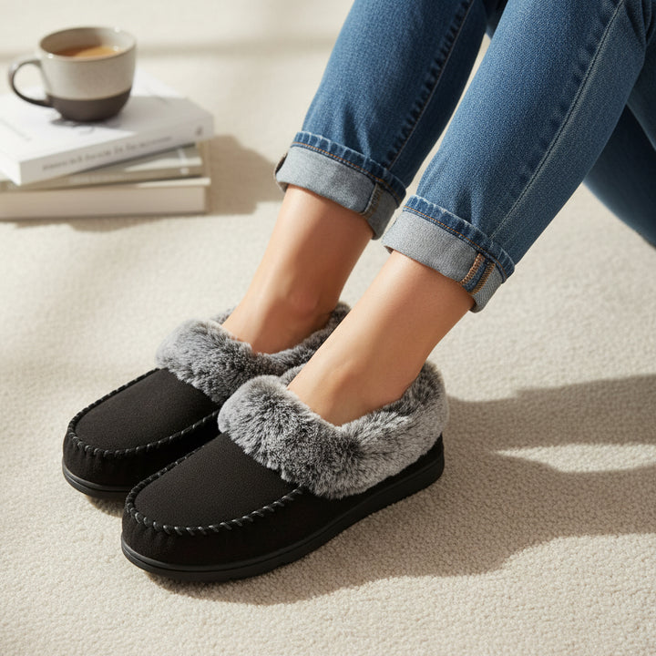 Women’s Cozy Non-Slip Slippers-Vyana Collective