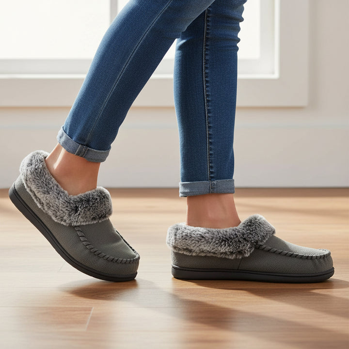 Women’s Cozy Non-Slip Slippers-Vyana Collective