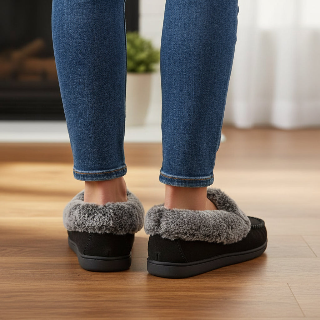 Women’s Cozy Non-Slip Slippers-Vyana Collective