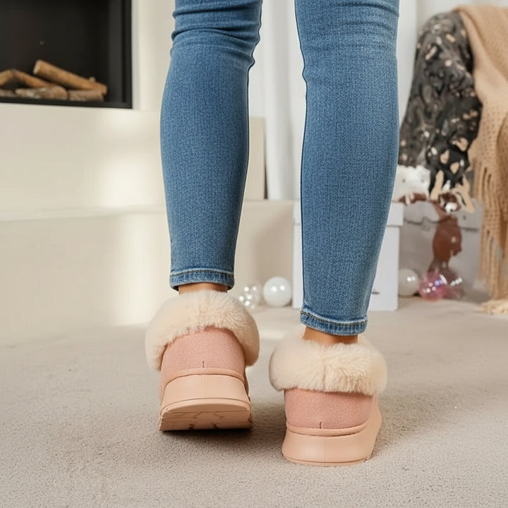 Women’s Cozy Plush Winter Boots-Vyana Collective
