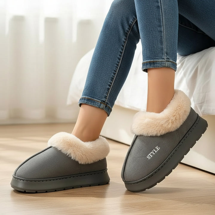 Women’s Cozy Plush Winter Boots-Vyana Collective